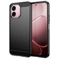 Techsuit - Carbon Silicone - Oppo A6 4G - Black