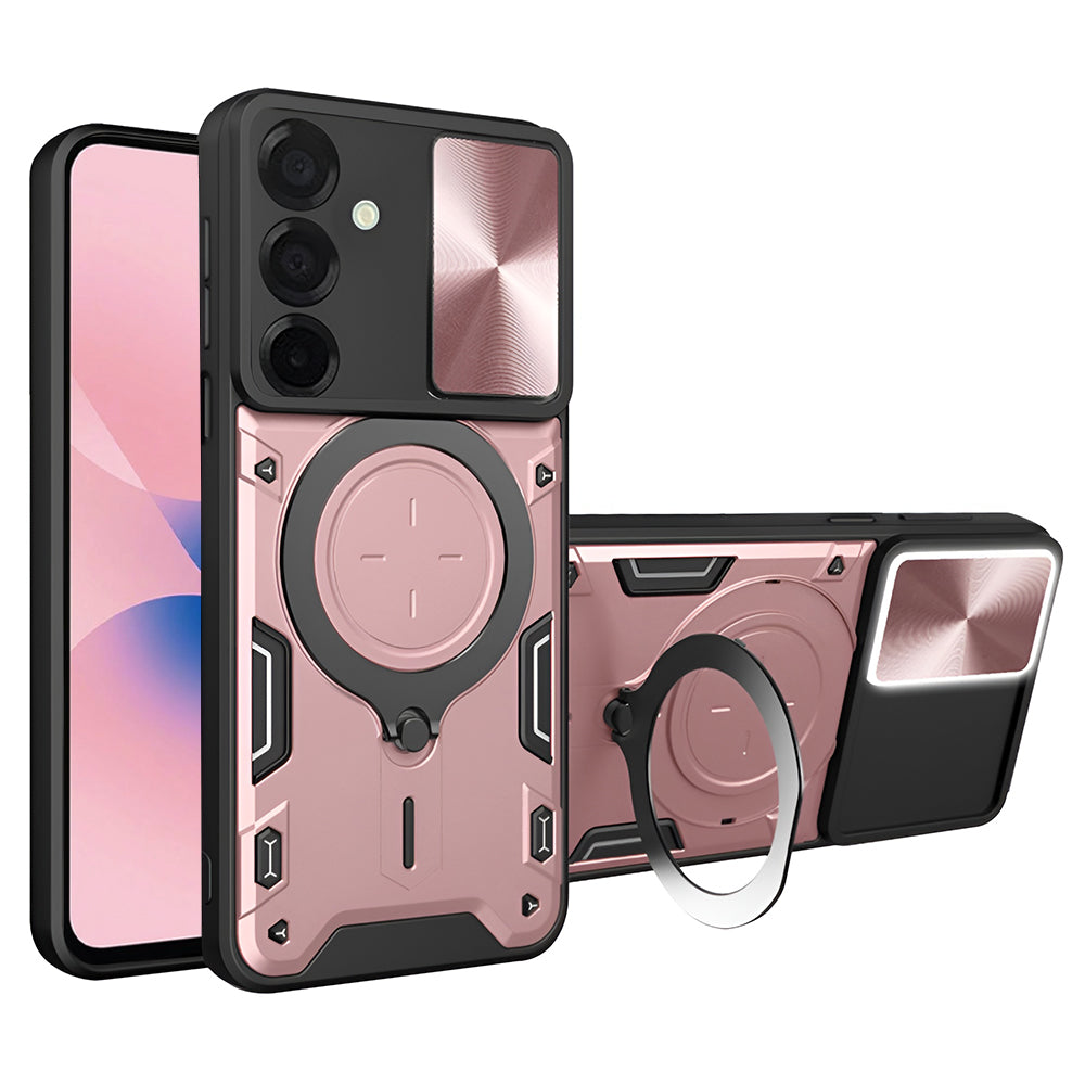 TechSuit Husa de protectie Techsuit CamGuard Pro compatibil cu Samsung Galaxy A27 5G, Roz Auriu