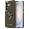 Guess Husa de protectie Guess Grained Big 4G Metal Logo (GUHCS26S5PS4RGGW) compatibil cu Samsung Galaxy S26, Maro