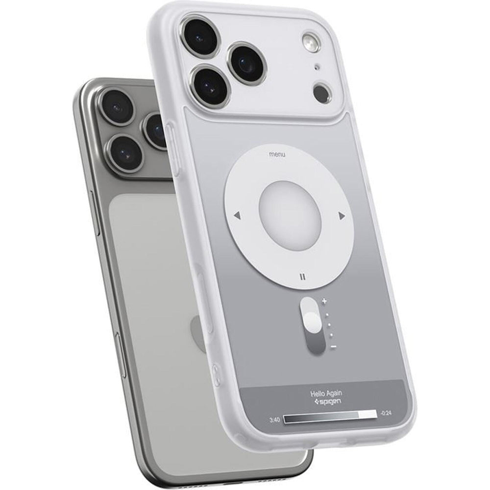Spigen Husa de protectie Spigen Ultra Hybrid Classic MagSafe (ACS10355) compatibil cu iPhone 17 Pro, Argintiu – imagine 