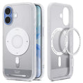 Spigen Husa de protectie Spigen Ultra Hybrid Classic MagSafe (ACS10389) compatibil cu iPhone 17, Argintiu