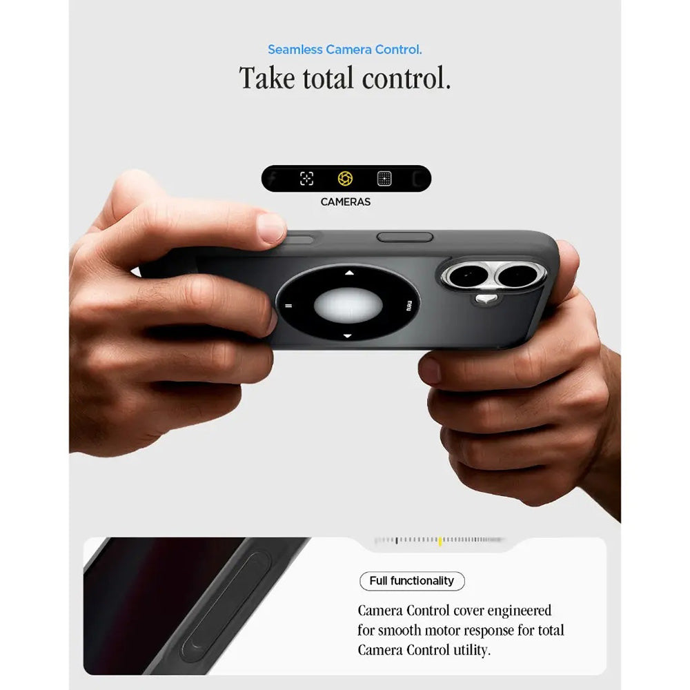 Spigen Husa de protectie Spigen Ultra Hybrid Classic MagSafe (ACS10390) compatibil cu iPhone 17, Negru – imagine 2