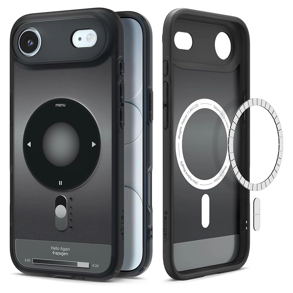 Spigen Husa de protectie Spigen Ultra Hybrid Classic MagSafe (ACS10323) compatibil cu iPhone 17 Air, Negru