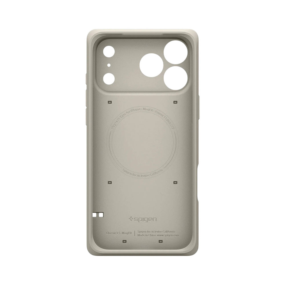 Spigen Husa de protectie Spigen Classic LS MagFit (ACS10478) compatibil cu iPhone 17 Pro Max, Stone – imagine 3