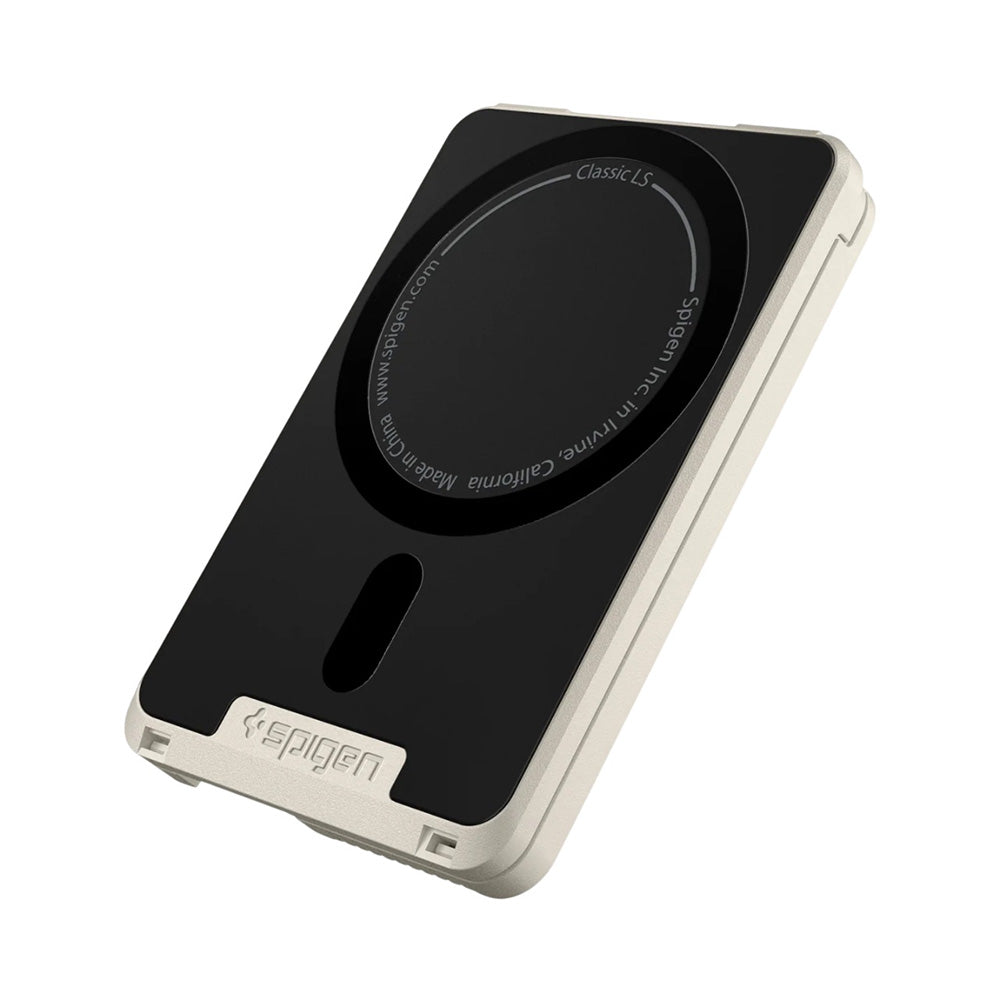 Spigen - Classic LS Mag Fit Wallet with Magsafe (AFA10949) - Easy Access, Retro Silhouette, Slim Design - Stone