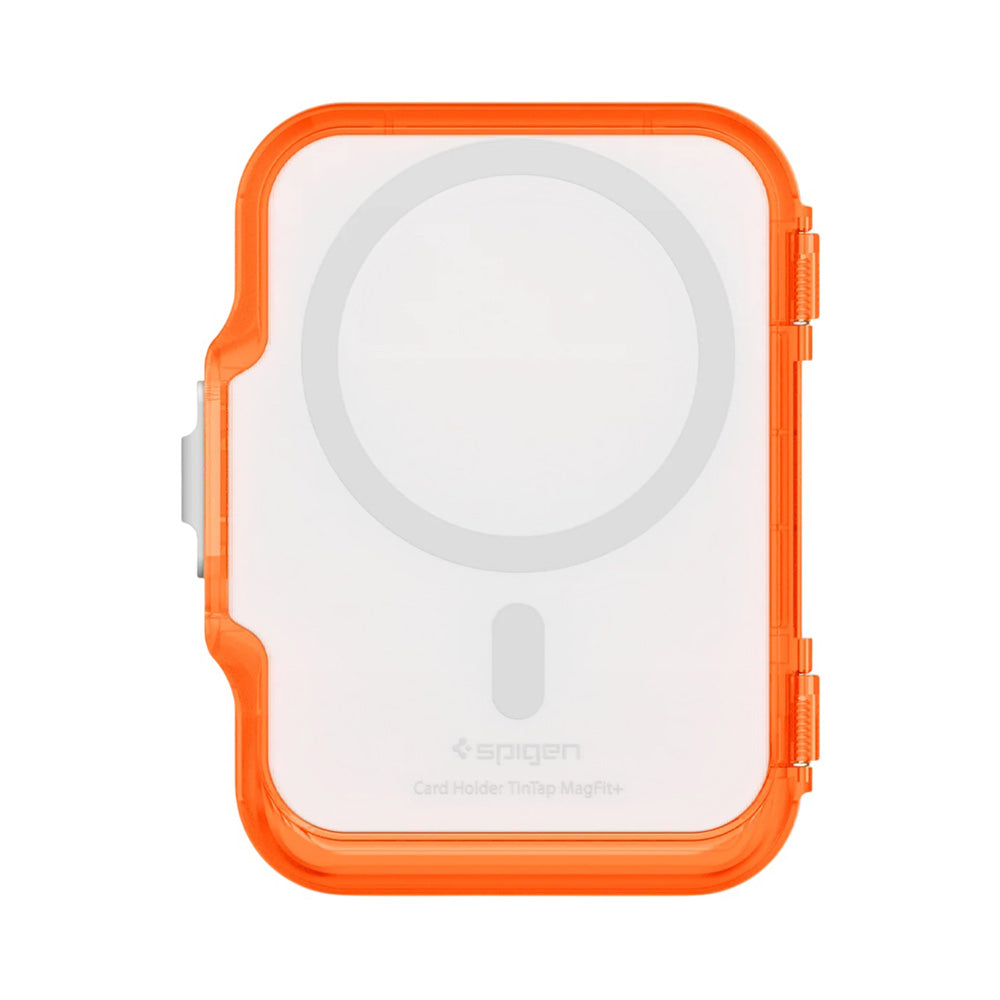Spigen Suport Spigen Magnetic Wallet TinTap MagFit+ (AFA11381), MagSafe, Easy Access, Minimalist Construction, Frost Cle