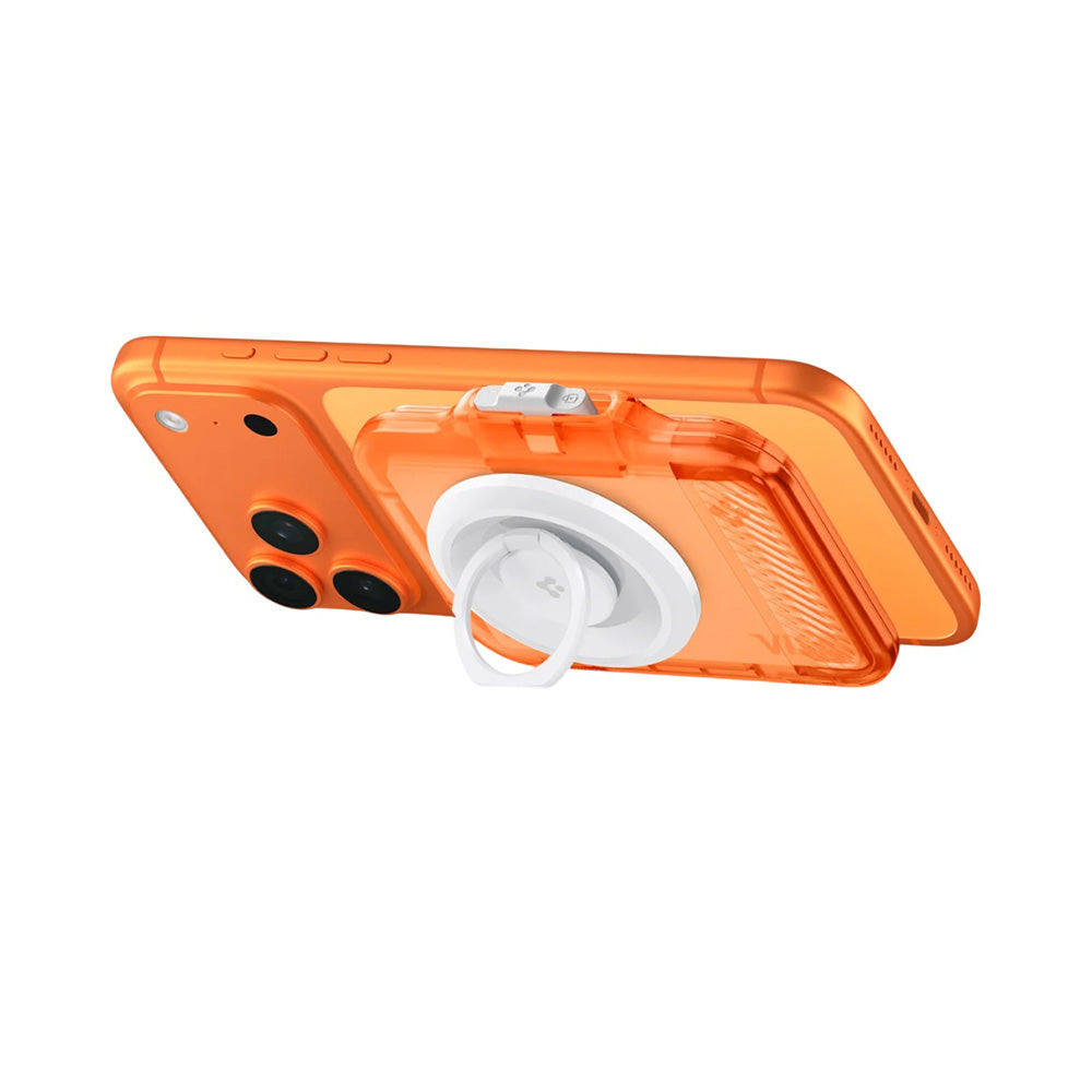 Spigen Suport Spigen Magnetic Wallet TinTap MagFit+ (AFA11381), MagSafe, Easy Access, Minimalist Construction, Frost Cle