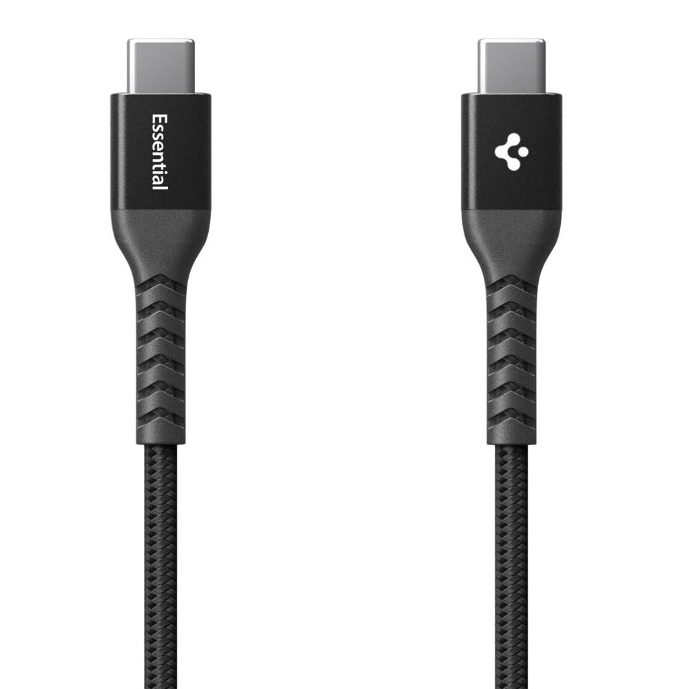 Spigen Cablu Spigen Essential EB10010CCA (ACA11103), Fast Charging, Type-C to Type-C, Nylon Cable, 100W, 480Mbps, 1m, Ne