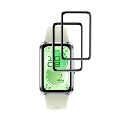 Techsuit - Nano Flex (2 pack) - Huawei Band 11 - Black