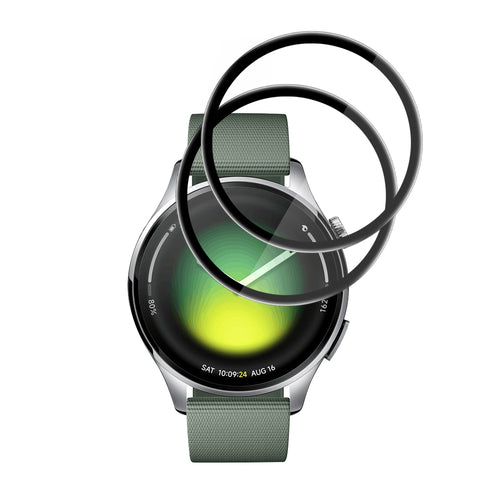 Techsuit - Nano Flex (2 pack) - Xiaomi Watch 5 (47mm) - Black
