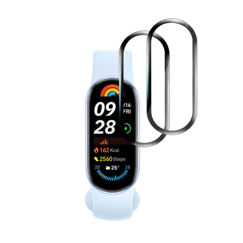 Techsuit - Nano Flex (2 pack) - Xiaomi Mi Band 9 / 9 NFC - Black