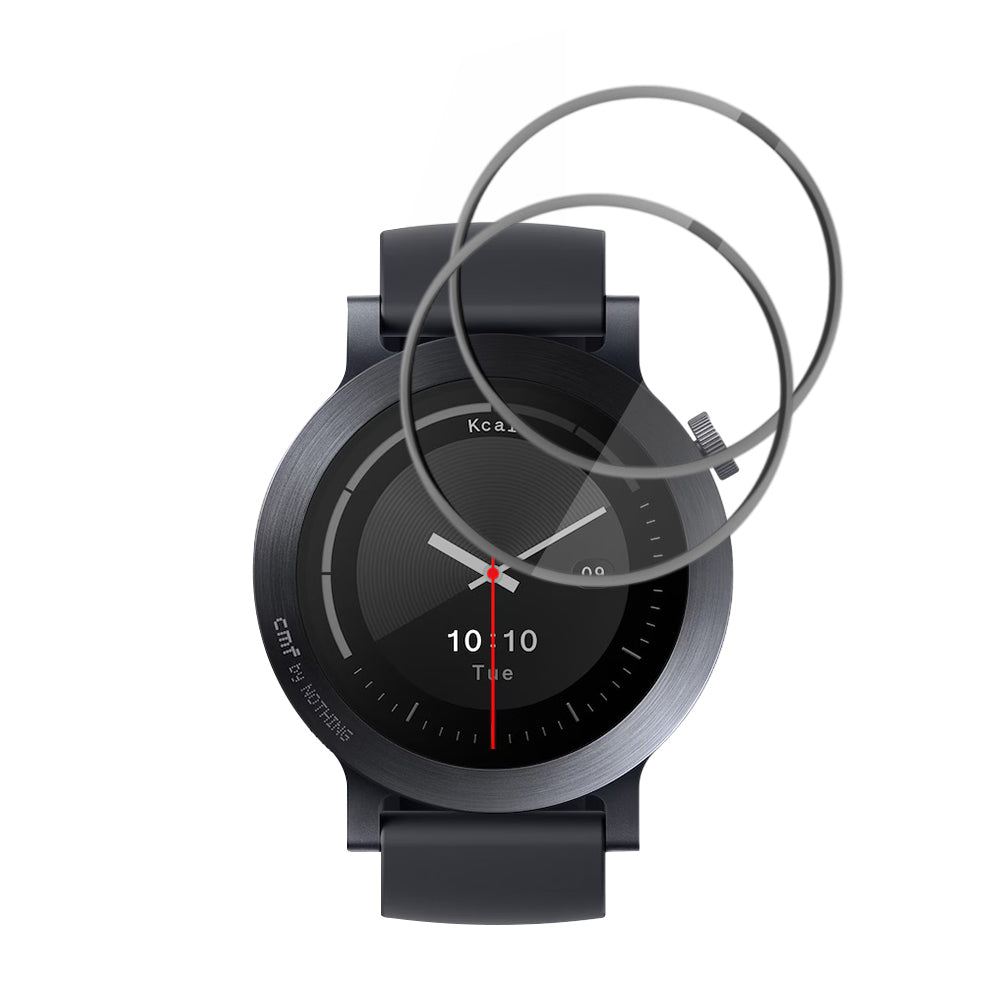 Techsuit - Nano Flex (2 pack) - Nothing CMF Watch 3 Pro - Black
