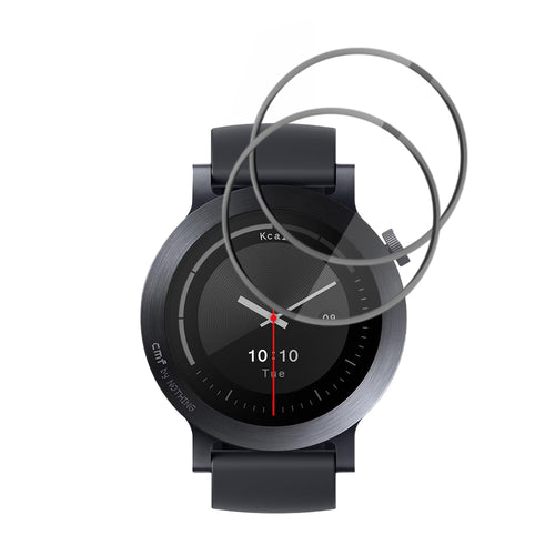 Techsuit - Nano Flex (2 pack) - Nothing CMF Watch 3 Pro - Black
