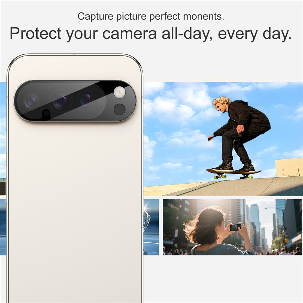 Techsuit - Full Camera Glass - Google Pixel 10a - Black