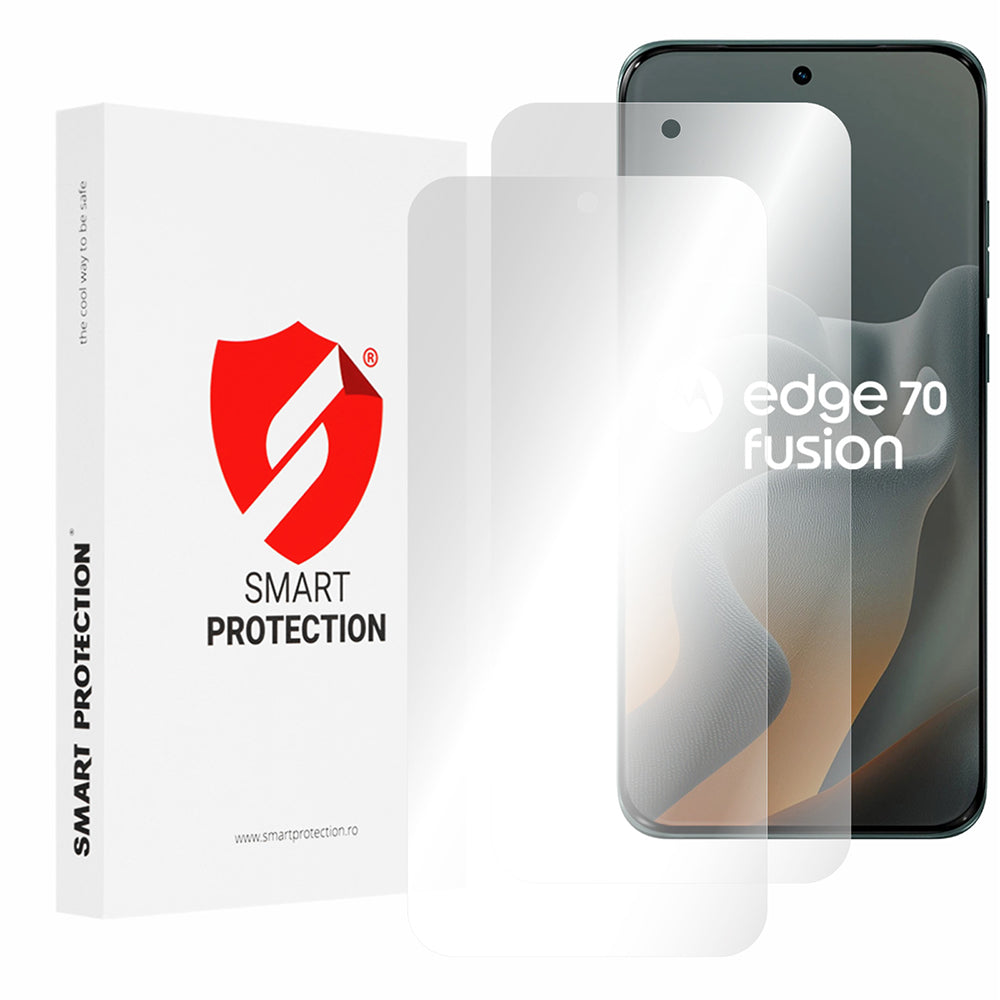 Smart Protection - Premium Classic (2 pack) - Motorola Edge 70 Fusion - Clear