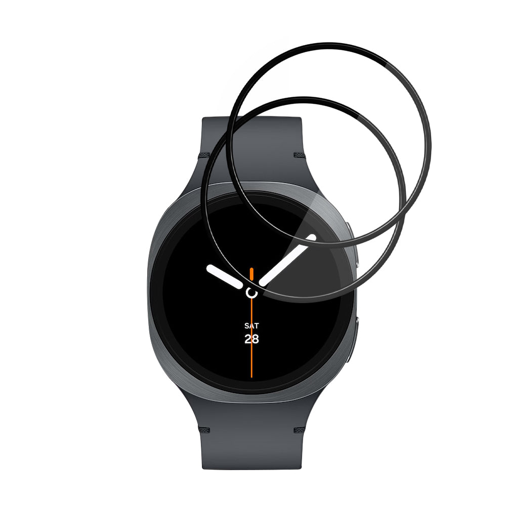 Techsuit - Nano Flex (2 pack) - Samsung Galaxy Watch8 40mm - Black