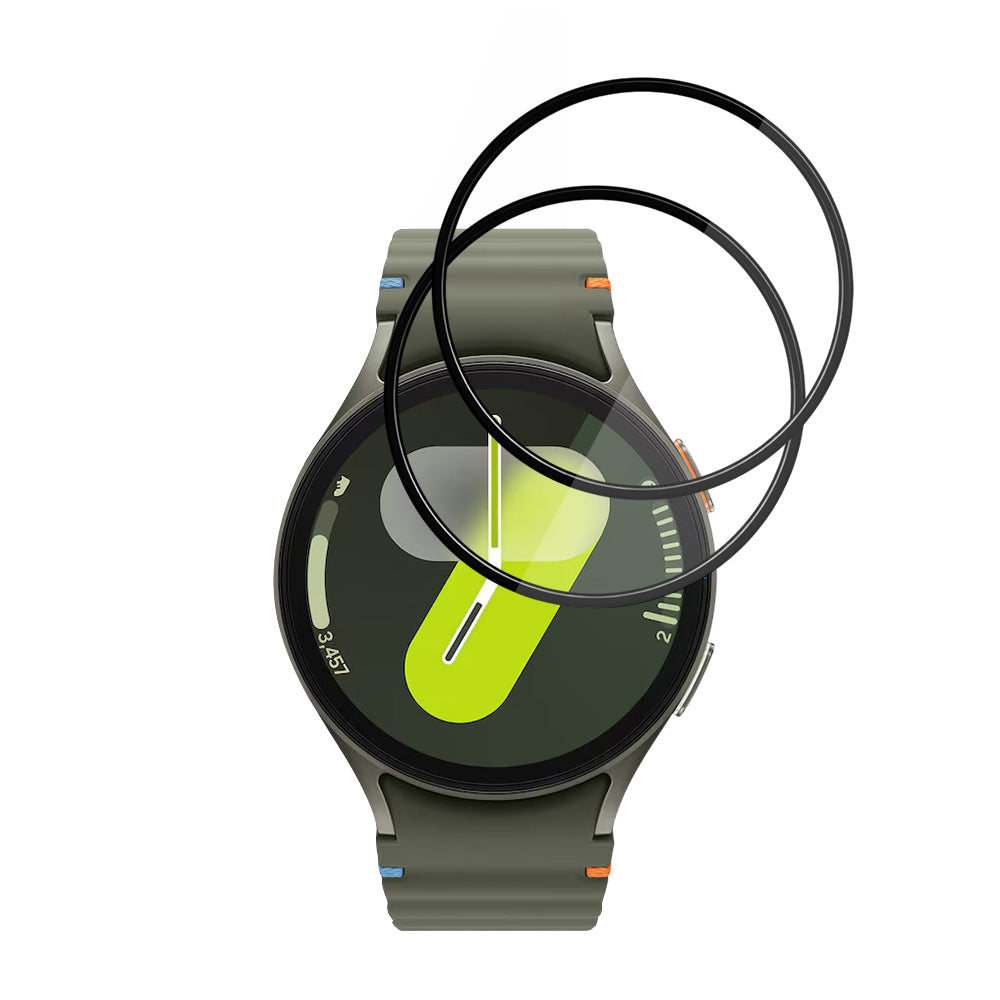 Techsuit - Nano Flex (2 pack) - Samsung Galaxy Watch7 44mm - Black