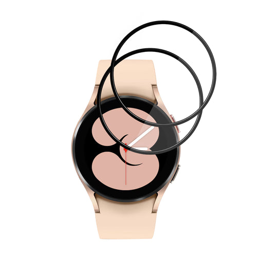 Techsuit - Nano Flex (2 pack) - Samsung Galaxy Watch4 40mm - Black