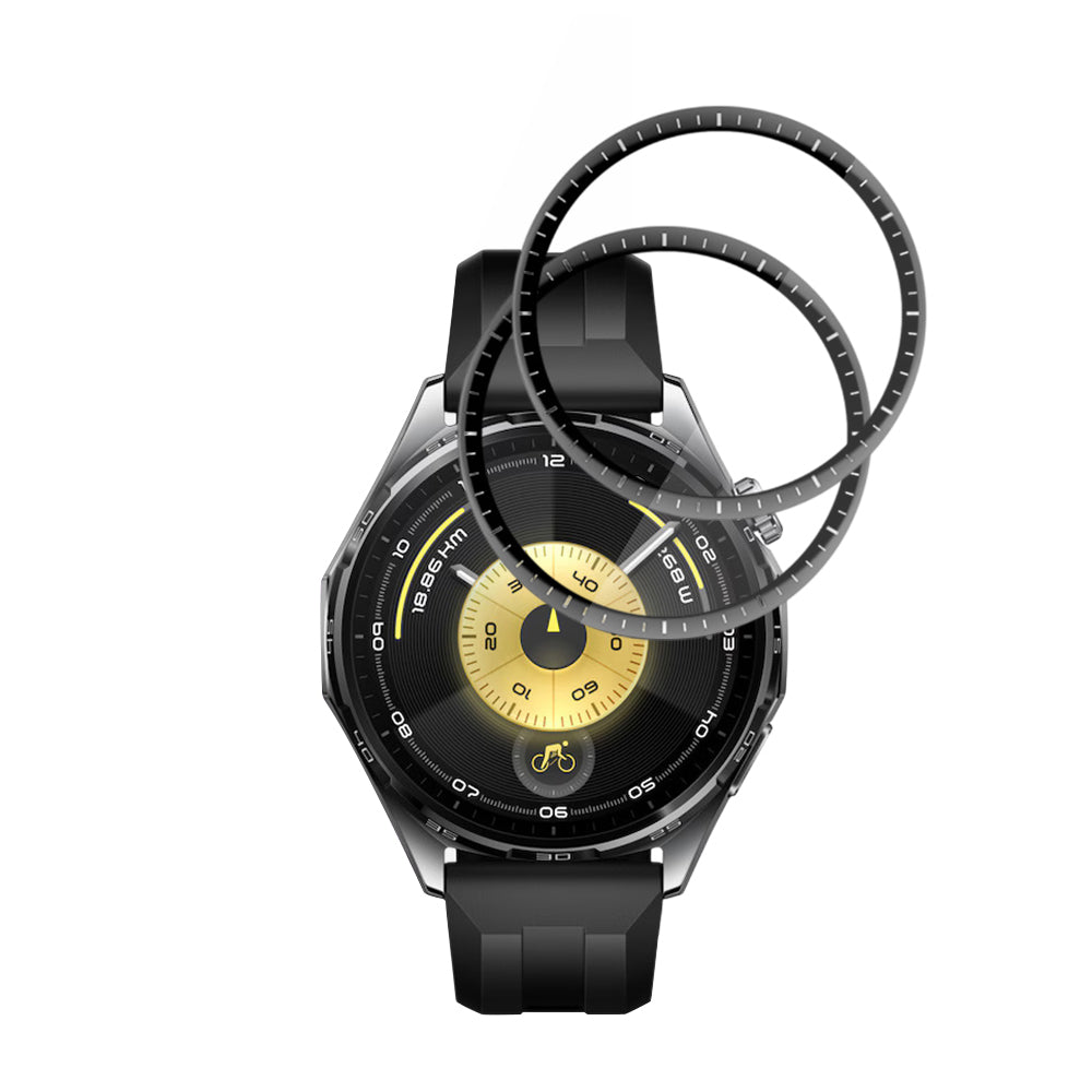 Techsuit - Nano Flex (2 pack) - Huawei Watch GT 6 46mm - Black