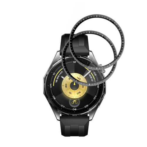 Techsuit - Nano Flex (2 pack) - Huawei Watch GT 6 46mm - Black