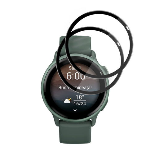 Techsuit - Nano Flex (2 pack) - Garmin vivoactive 6 - Black