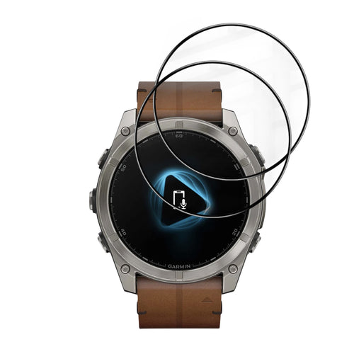 Techsuit - Nano Flex (2 pack) - Garmin Fenix 8 / Fenix 8 Pro 51mm - Black