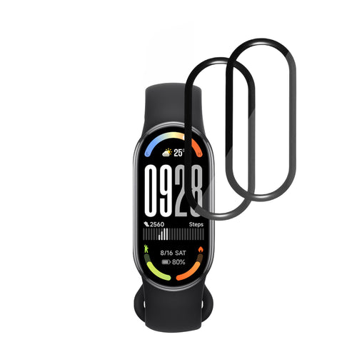 Techsuit - Nano Flex (2 pack) - Xiaomi Smart Band 10 - Black