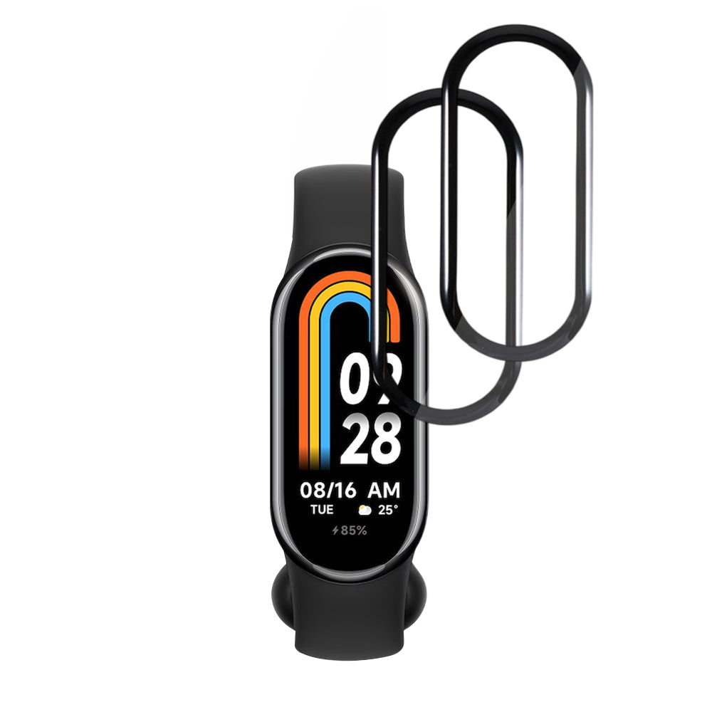 Techsuit - Nano Flex (2 pack) - Xiaomi Mi Band 8 / 8 NFC - Black