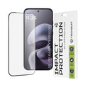 Techsuit - 111D Full Cover / Full Glue Glass - Motorola Moto G77 / G67 - Black