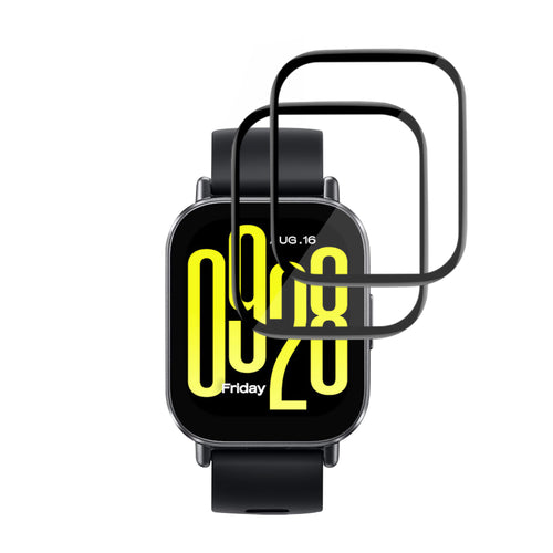 Techsuit - Nano Flex (2 pack) - Xiaomi Redmi Watch 5 Active - Black