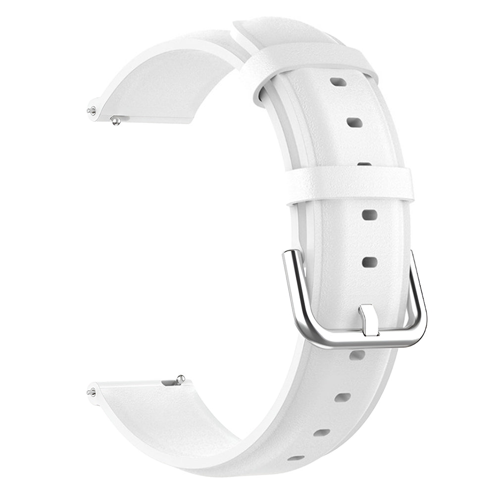 Techsuit - Watchband 22mm (W007PU) - Samsung Galaxy Watch (46mm)/Watch 3/Gear S3, Huawei Watch GT/GT 2/GT 3 (46mm) - Whi