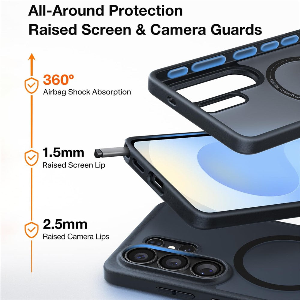 Torras - Guardian Magnetic Series - Samsung Galaxy S26 Ultra - Black