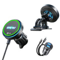 Suport Masina cu Ventilatie, Alimentare Wireless, 25W Max. - Lisen W116 (YL0225060018) - Black
