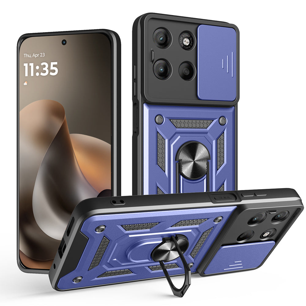 Techsuit - CamShield Series - Motorola Moto G77 / G67 - Blue