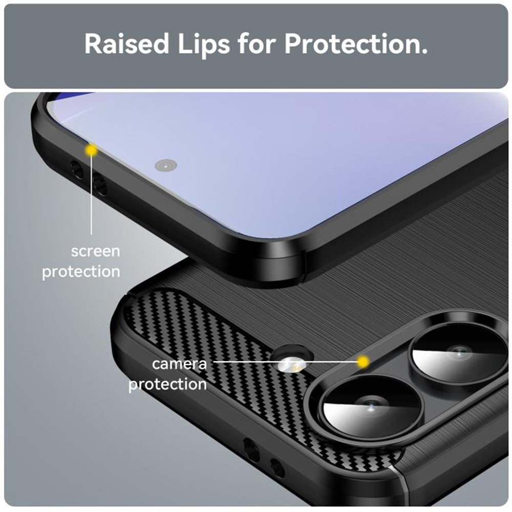 Techsuit - Carbon Silicone - Xiaomi Poco X8 Pro - Black