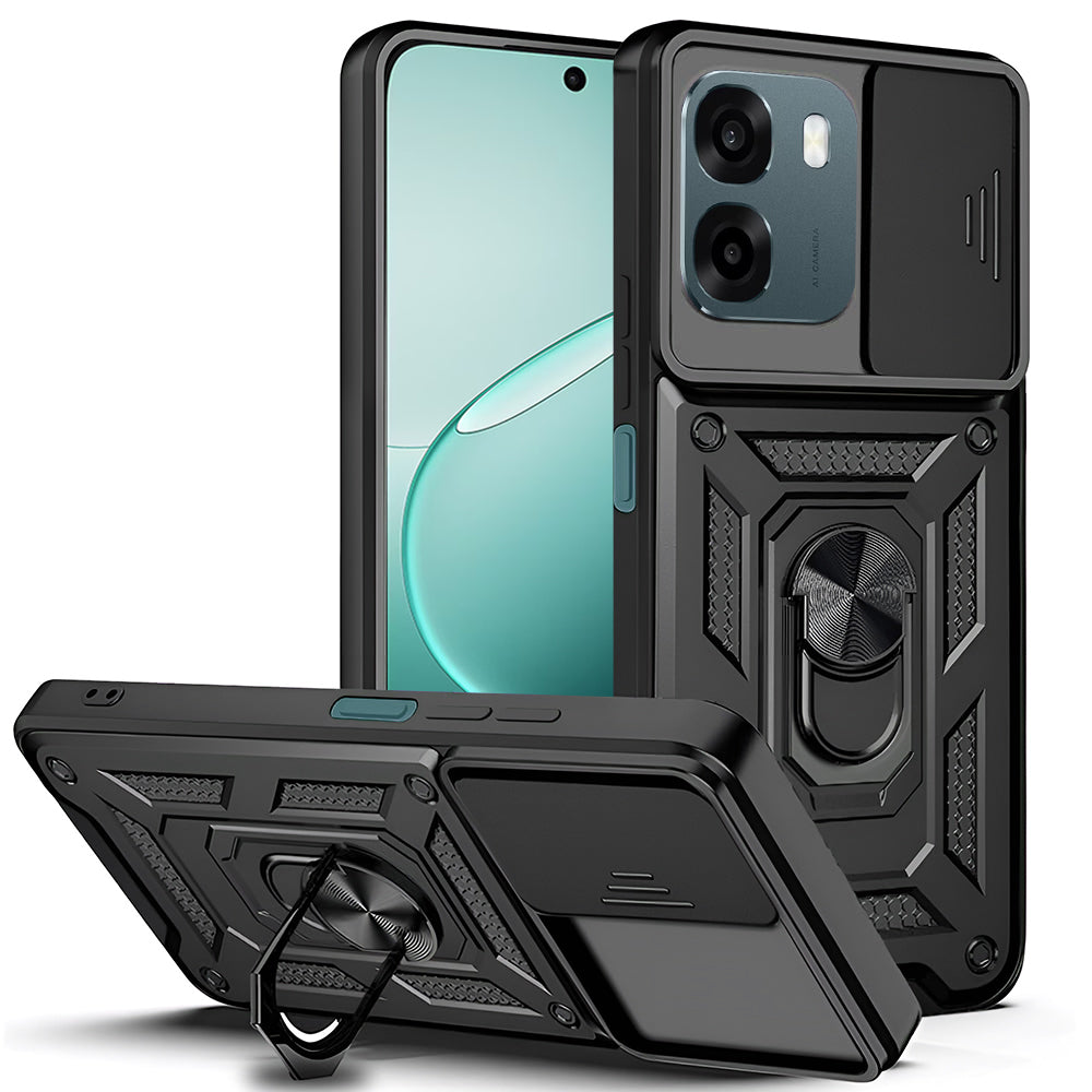 Techsuit - CamShield Series - Oppo A6 4G - Black