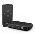 Ugreen - KVM Switch CM332 (80125) - 3x HDMI, 4K@30Hz, 1x Micro USB, RGB Video, 8-channel LPCM - Black