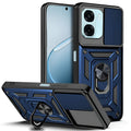 TechSuit Husa de protectie Techsuit CamShield Series compatibil cu Oppo A6 4G / A6x 4G / A6x 5G, Albastru