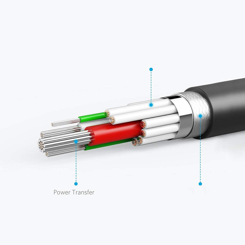 Borofone - Data Cable Energy Series (BX121) - USB to Lightning, PVC, 2.4A, 1m - Black