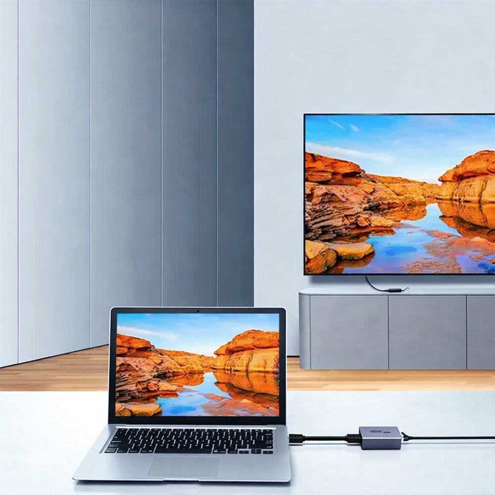 Adaptor Ugreen HDMI Over Ethernet CM455 (20519EU), Gri