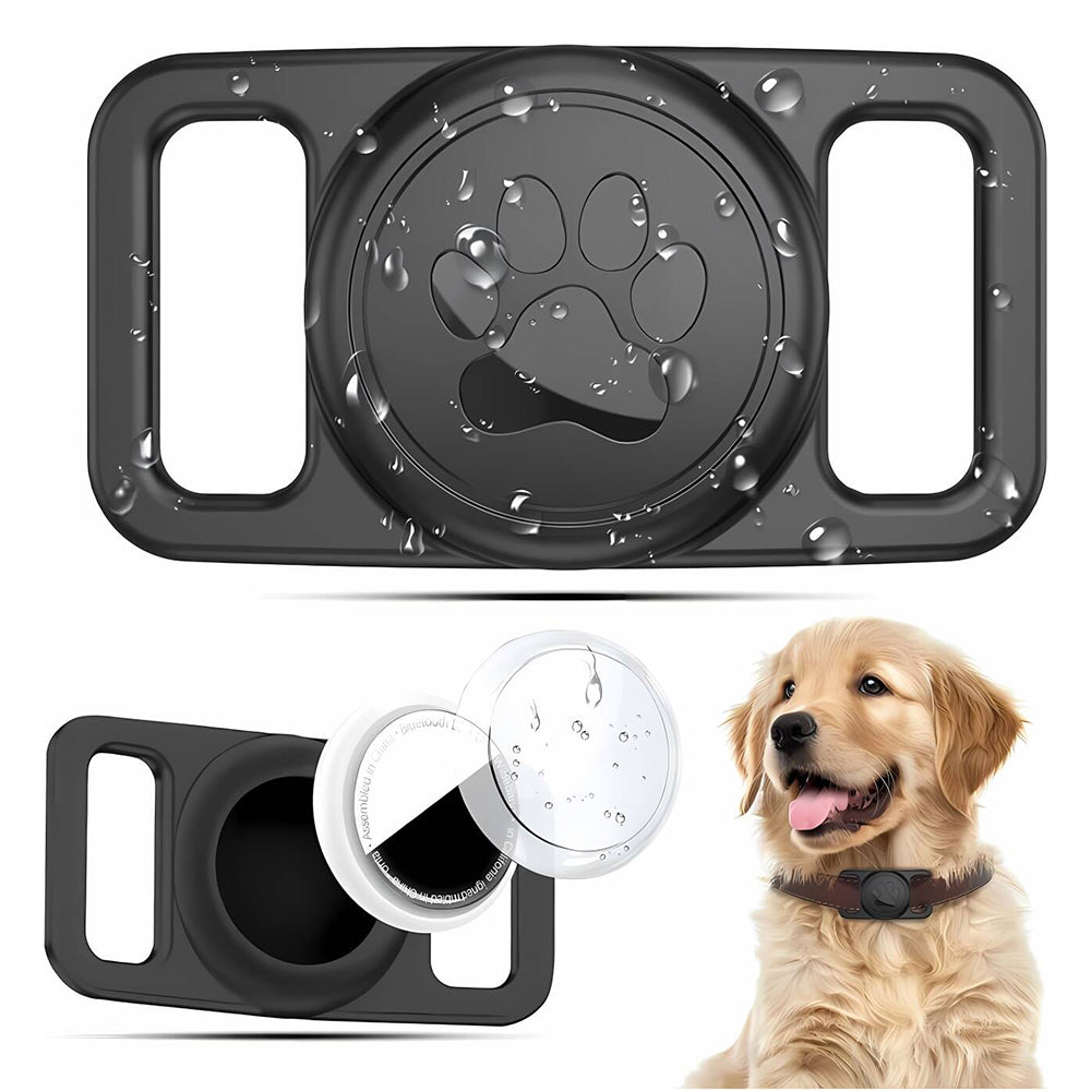 TechSuit Suport Techsuit AirTag Dog Collar BuddyGuard (DG1), Full Body Cover, Waterproof, for Collars 0.6"–1.3" Wide, Ne