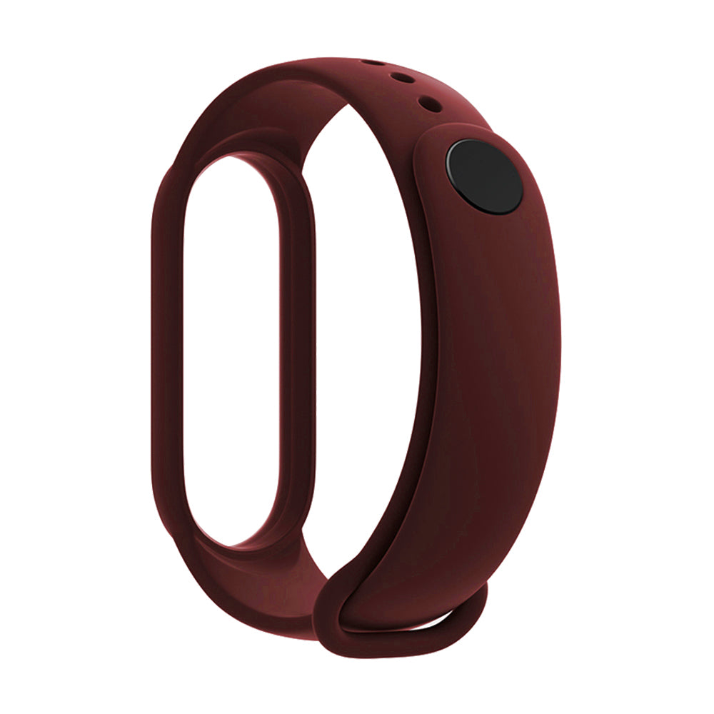 Techsuit - Watchband (W013) - Xiaomi Mi Band 5 / 5 NFC / 6 / 6 NFC / Amazfit Band 5 - Dark Red