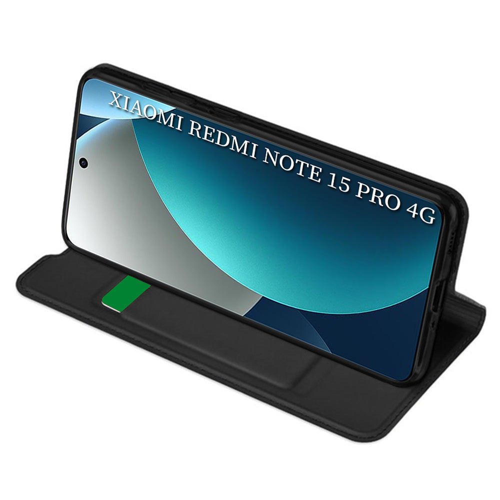 Techsuit - Magskin Book - Xiaomi Redmi Note 15 Pro 4G - Black