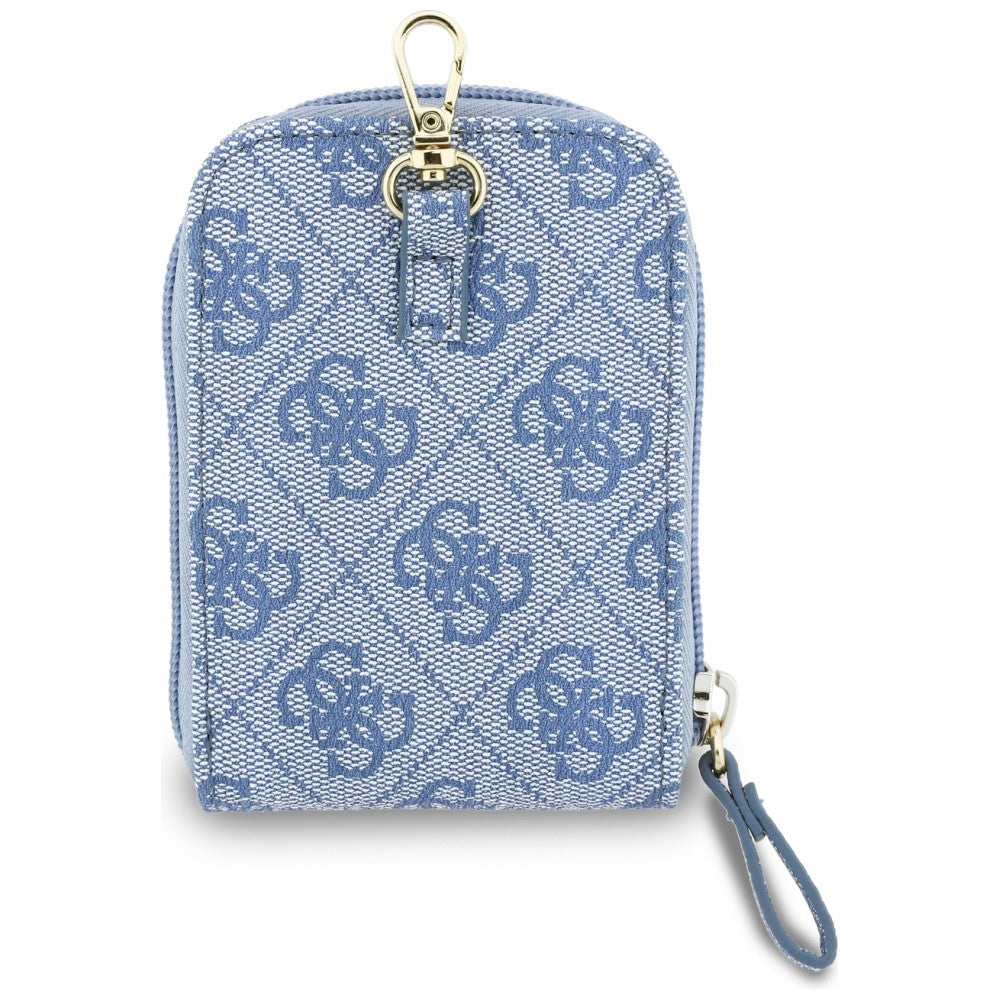 Guess - Universal Strap 4G Metal Logo (GUUCNKP4DGMB) - with Small Purse for Accesories, Adjustable, Eco Leather - Blue