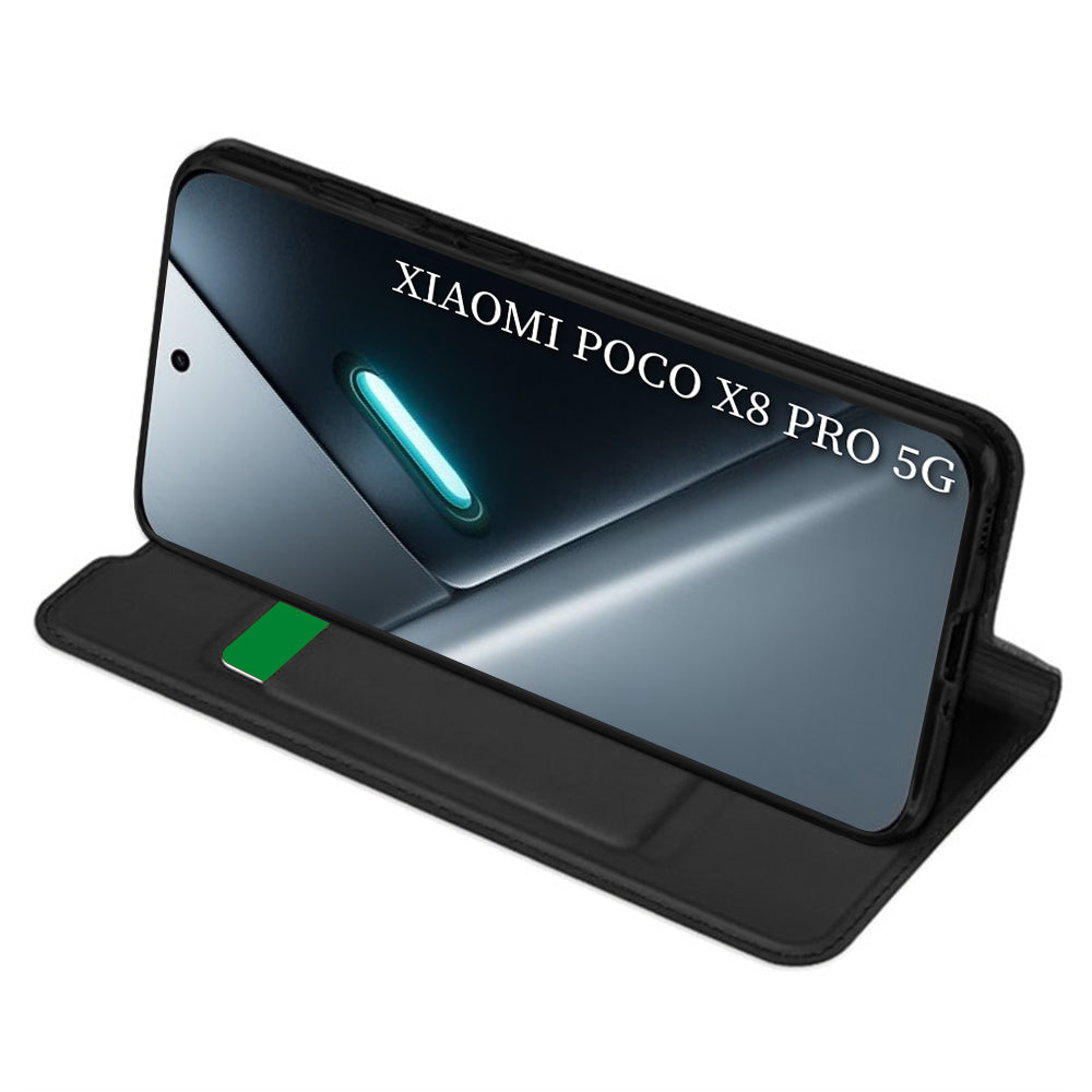 Techsuit - Magskin Book - Xiaomi Poco X8 Pro - Black