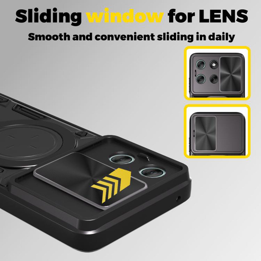 Techsuit - CamGuard Pro - Motorola Moto G77 / G67 - Black