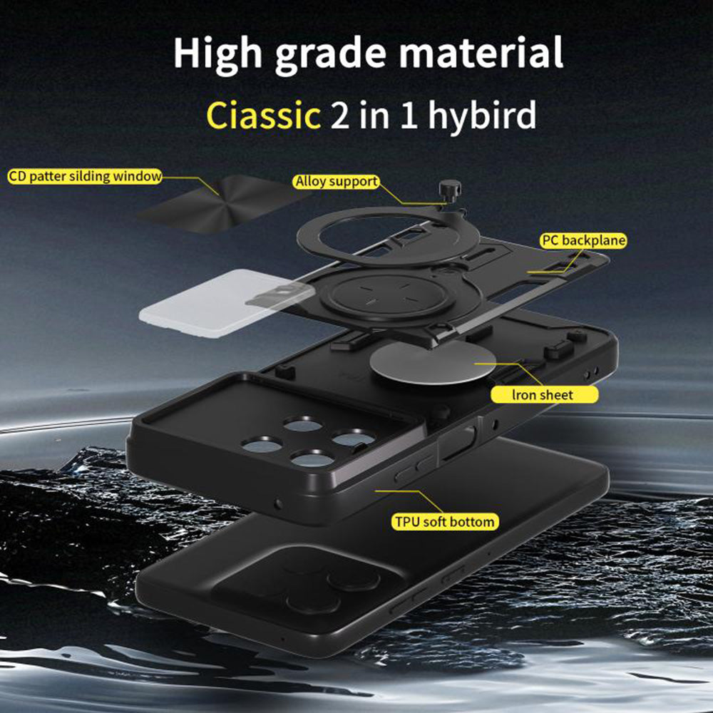 Techsuit - CamGuard Pro - Oppo A6x 4G / A6x 5G - Black