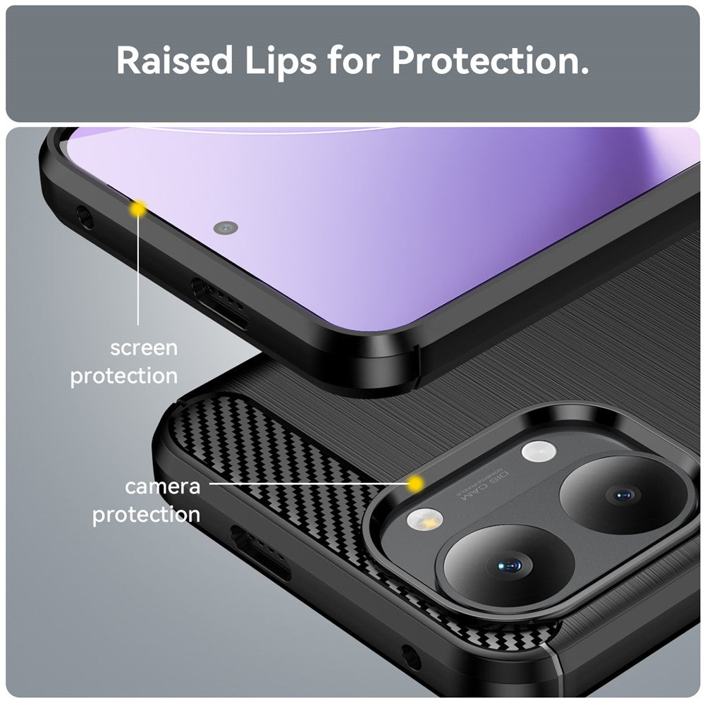 Techsuit - Carbon Silicone - Xiaomi Poco X8 Pro Max - Black