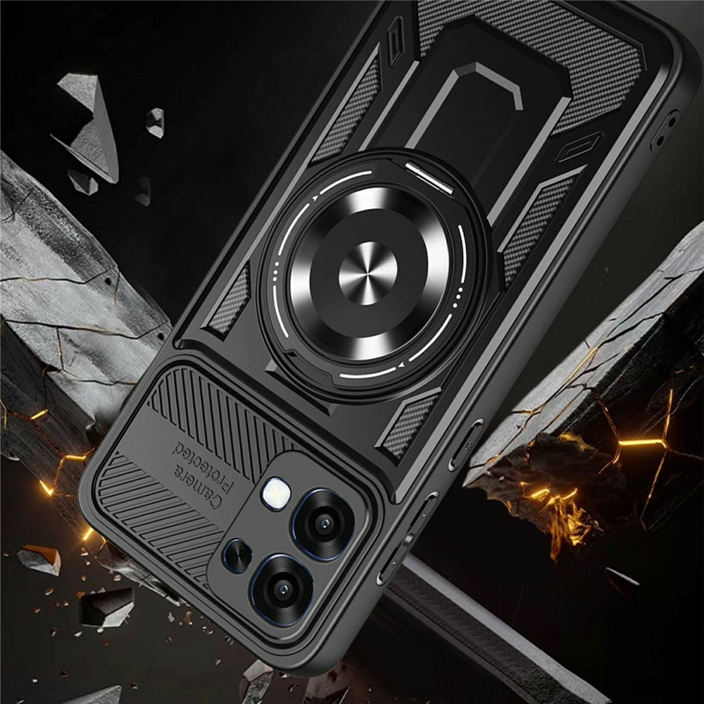 TechSuit Husa de protectie Techsuit RuggedCam compatibil cu Oppo A6x 4G / A6x 5G / A6k 4G, Albastru – imagine 5