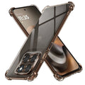 Techsuit - Shockproof Clear Silicone - Motorola Moto G77 / G67 - Clear